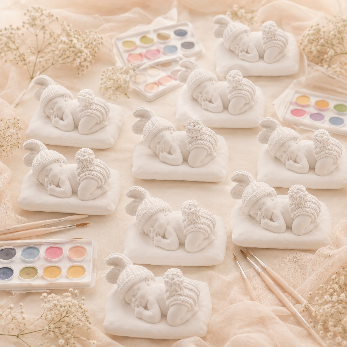 Babyshower DIY Malset – Gemeinsam gestalten, gemeinsam erinnern