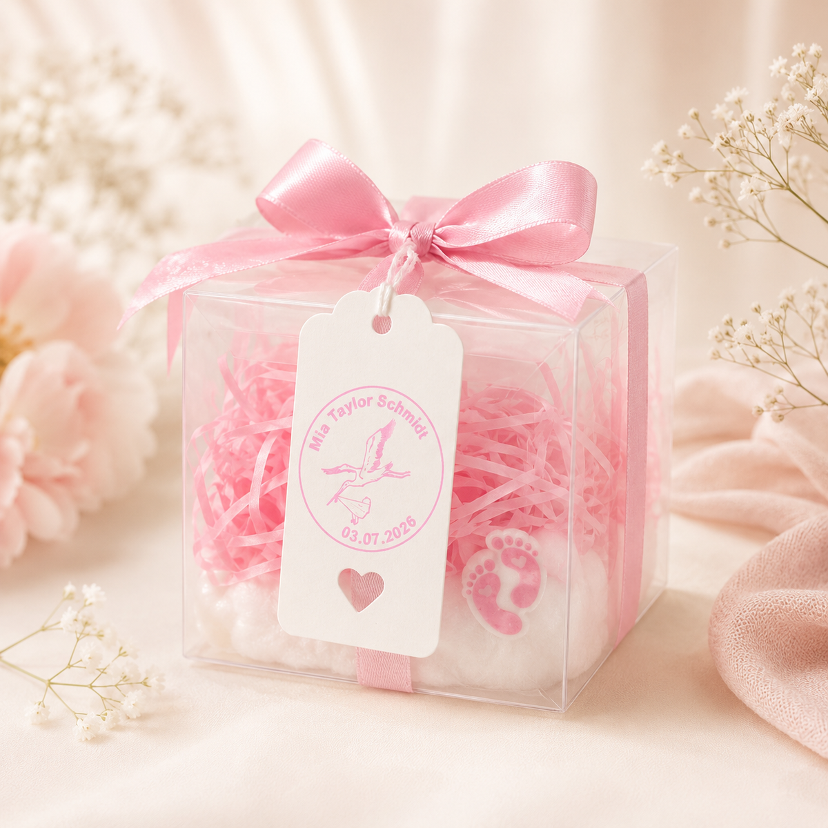 Personalisierte Baby-Geschenkbox – Handgefertigt & unvergesslich