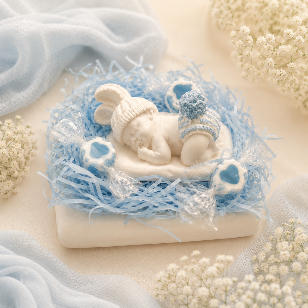 Personalisierte Baby-Geschenkbox – Handgefertigt & unvergesslich