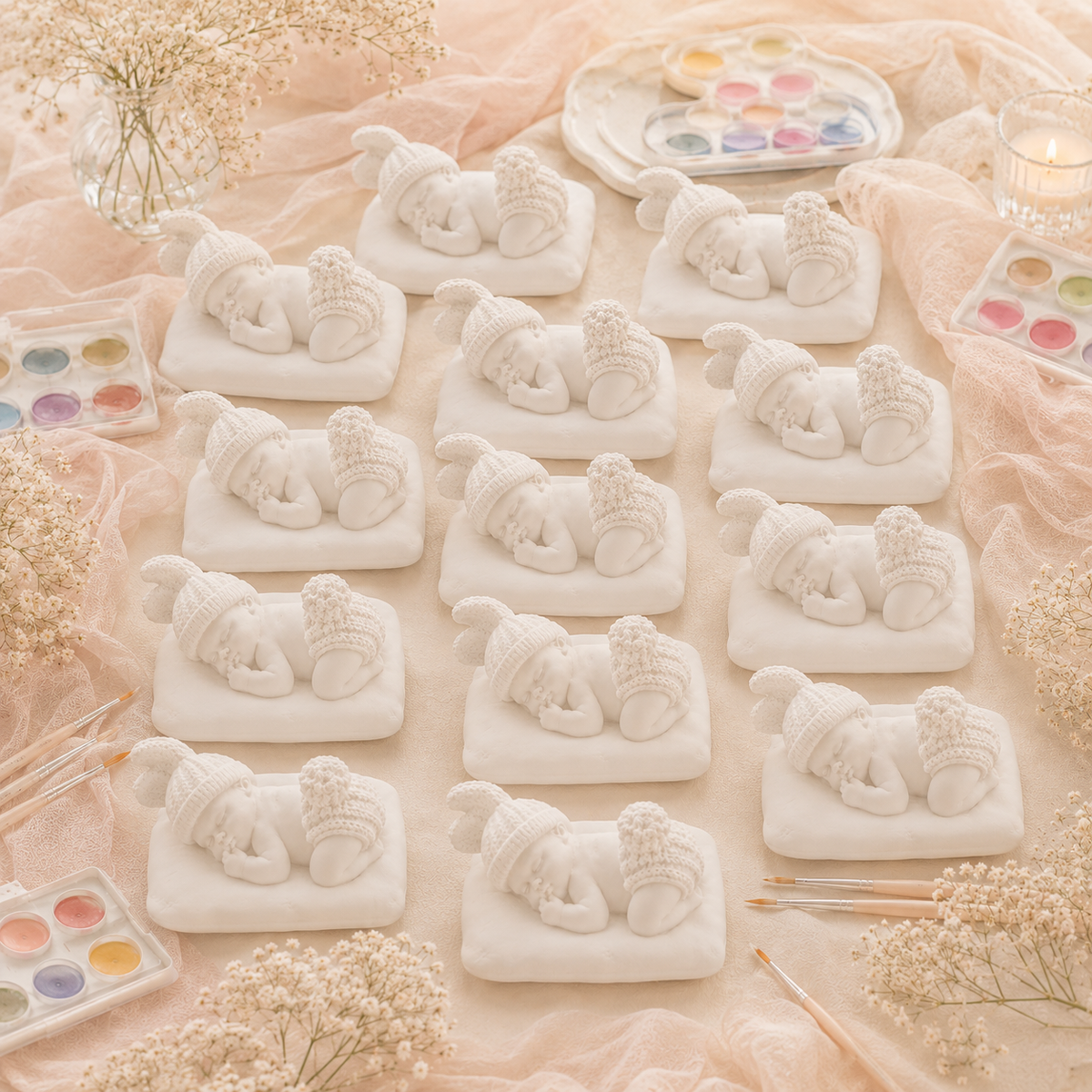 Babyshower DIY Malset – Gemeinsam gestalten, gemeinsam erinnern